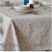 Pastoral Margarita flor de cerezo patrón mantel Venta caliente lino y algodón del borde del cordón mesa Rectangular de tela Home Hotel textil ali-55642318